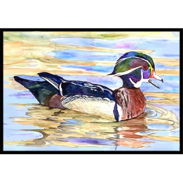 Carolines Treasures Carolines Treasures 8831JMAT 24 x 36 In. Wood Duck Indoor or Outdoor Mat 8831JMAT - main